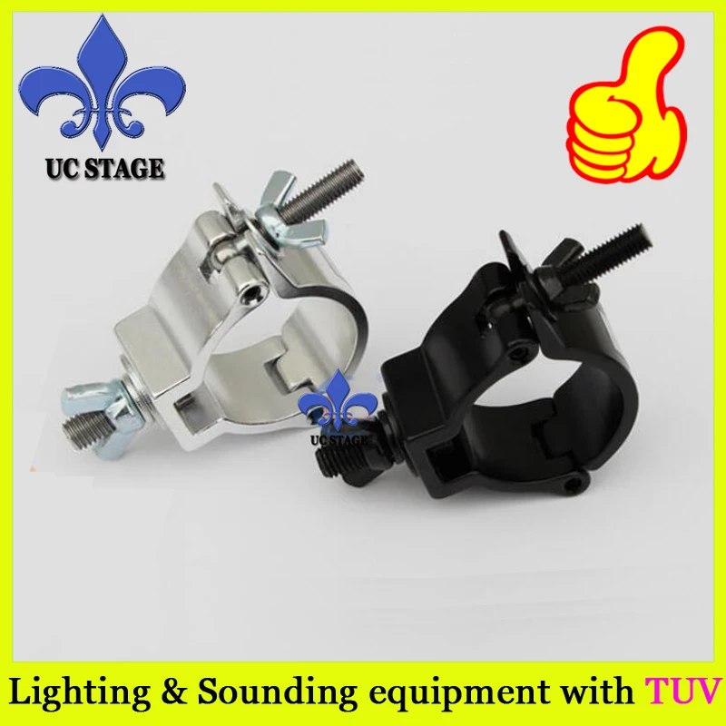 2Inch Pipe Clamp Hook Mount For DJ Party Stage Lights Fit 48-51mm Truss Stage Lighting Accessories