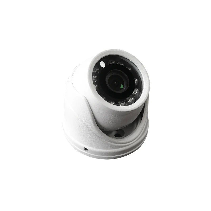 SeemeTech 1080P CCD Small Conch Car Camera CMOS Sensor Night View Voice Interaction 12infrared Lamps Parking Line Metal White