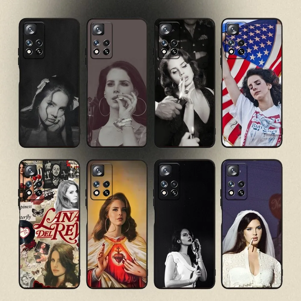 L-Lana Del Rey Tough  Phone Case For Samsung Galaxy A20,A21s,A22,A31,A32,A52,A53,A72,73,A80,A91 Soft Black Cover