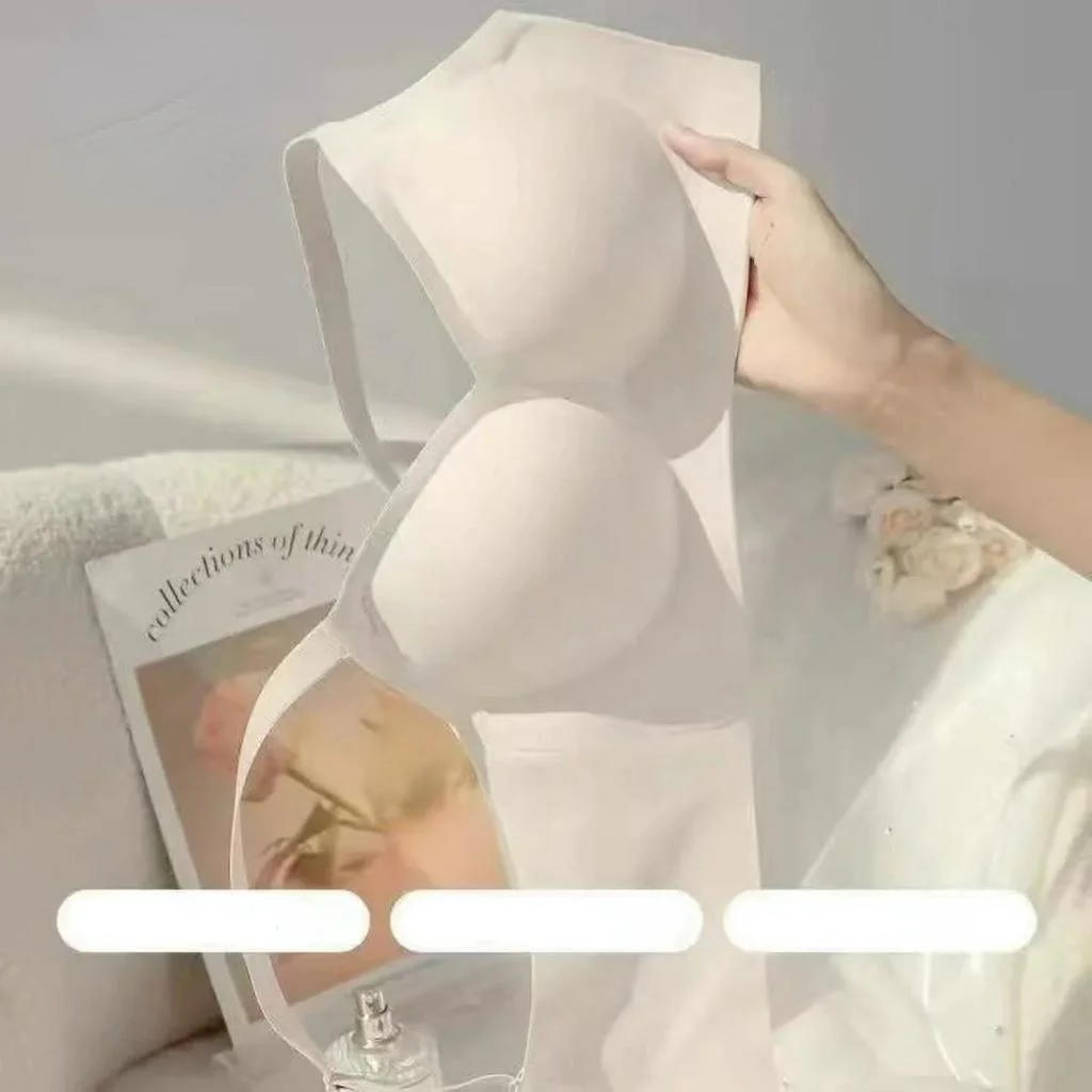 External expansion bra, thickened and gathered without steel ring, fixed cup, collection of accessory breasts, no trace bra