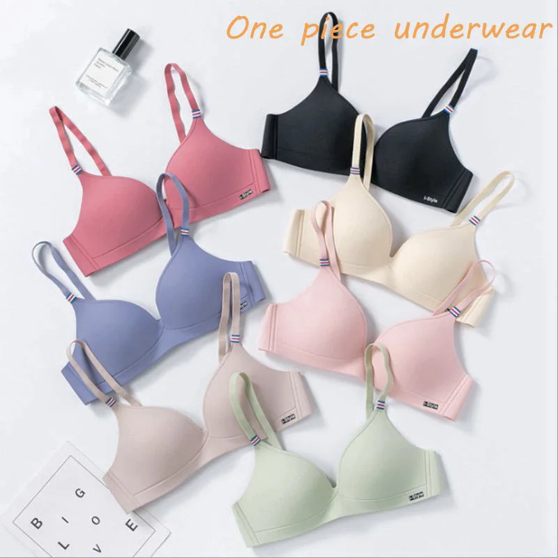 British Peninsula One Piece Seamless No Steel Ring Bra Ladies Thin Section Comfortable Gathering Sexy Sports Underwear