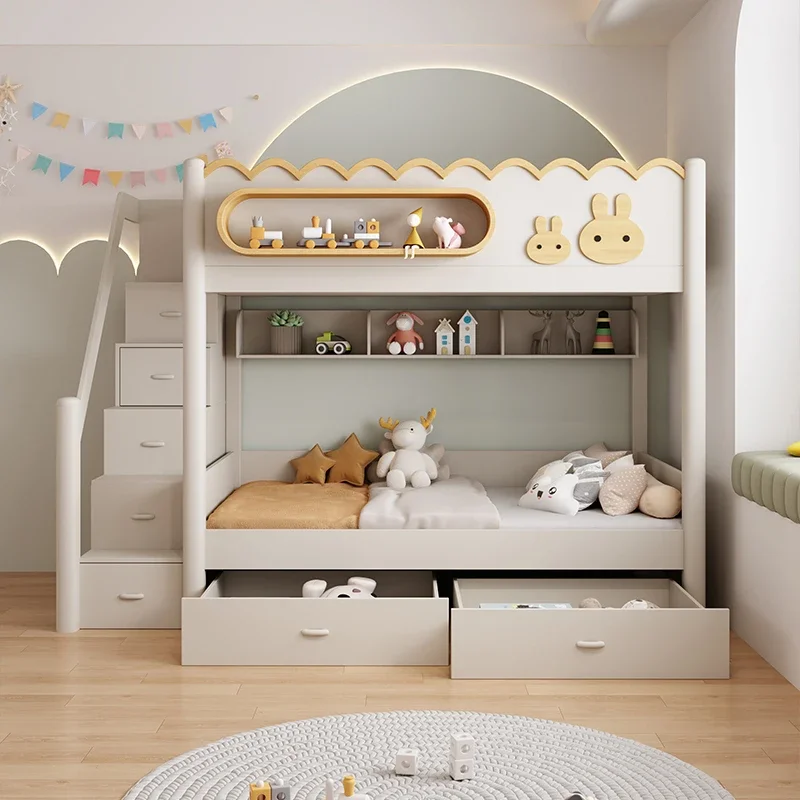 

135x190cm modern Organizer furniture full size childbunk bed full sizebed frame dorm room essential loftbed with desk loft bed