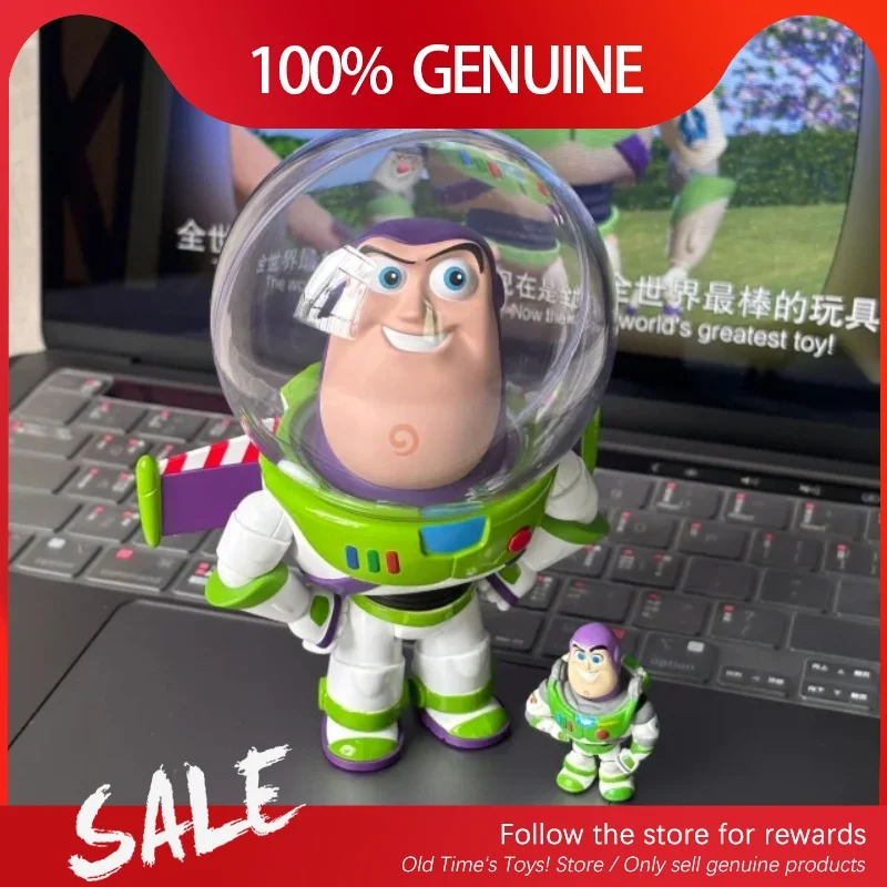 Disney Pixar Toy Kid Story Buzz Lightyear Actionfigur – süßes Spielzeug zum Sammeln, Cartoon-Dekoration, ideales Geschenk für Erwachsene