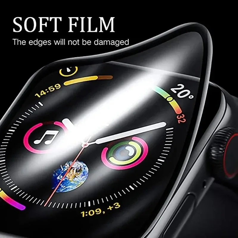 Ceramic Film for Apple Watch 9 8 7 6 SE 45MM 41MM 44MM 38 42 40MM Screen Protector IWatch series Ultra 49MM 10 42/46MM Not Glass