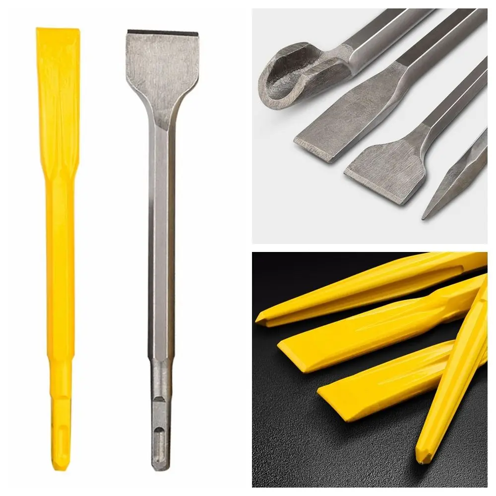 

Sharp and Flat Gouge Electric Hammer Drill Bit Round and Square Handle U-shaped Gouge Concrete Construction Drill Bit