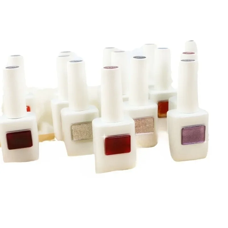Nail polish glue set 128 colors, a bottle of one-color large display rack, plant environmentally friendly glue