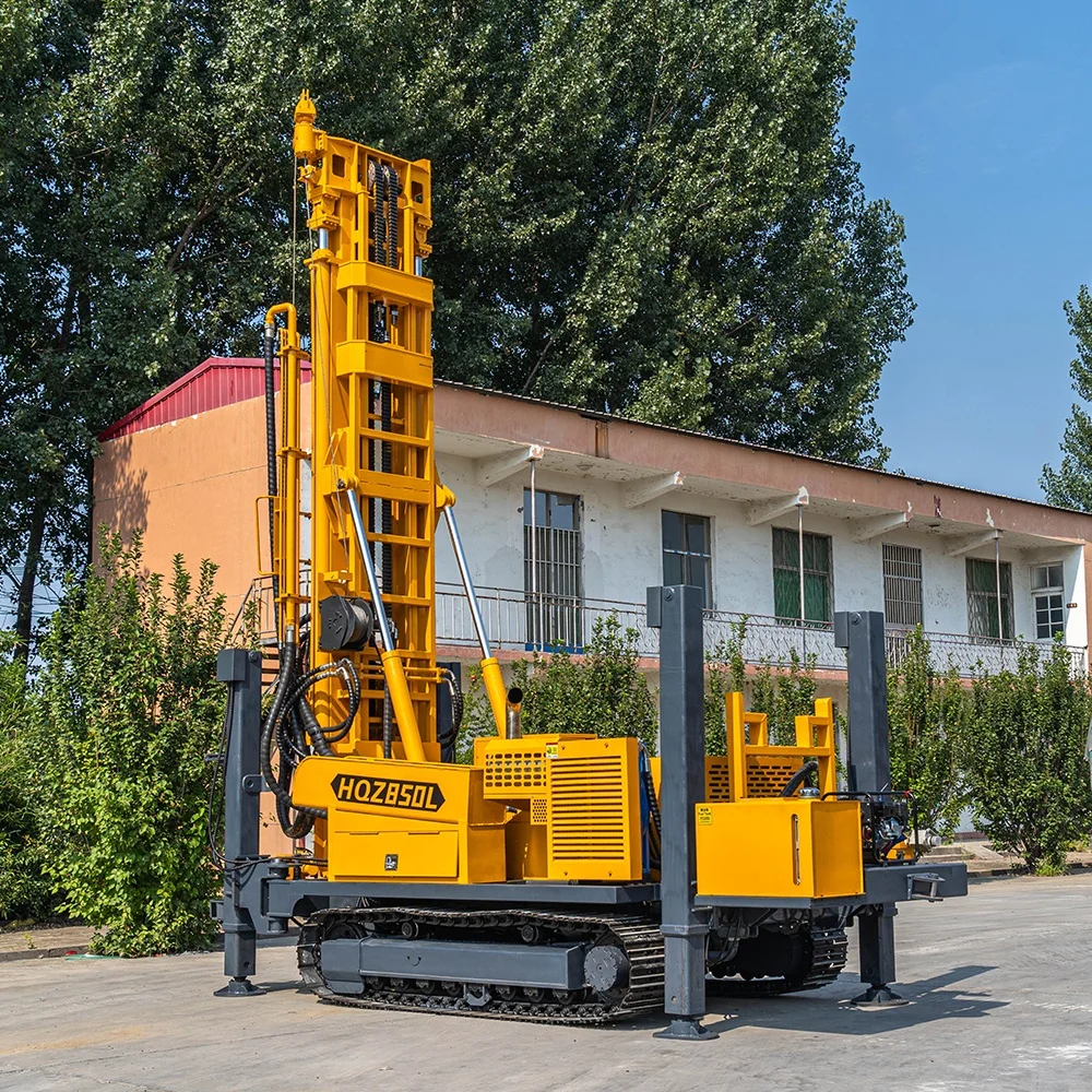 YG  250m Crawler Mounted Deep Borehole Water Well Drilling Rig Machine