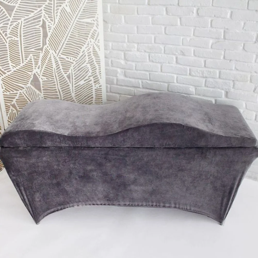 Modern Curved Lash Bed Mattress Topper for Beauty Salon with High Density Memory Foam Height Adjustable