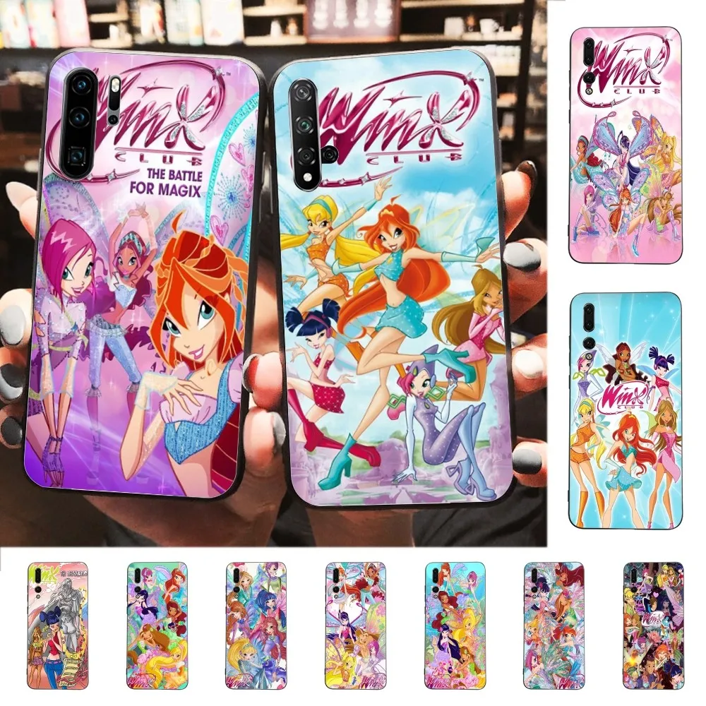 Girl W-Winx-Clubes Phone Case For Huawei P 8 9 10 20 30 40 50 Pro Lite Psmart Honor 10 lite 70 Mate 20lite