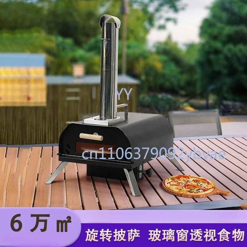 

Portable Rotating Stone Wood Pellet Pizza Oven Folding Outdoor Pizza Oven
