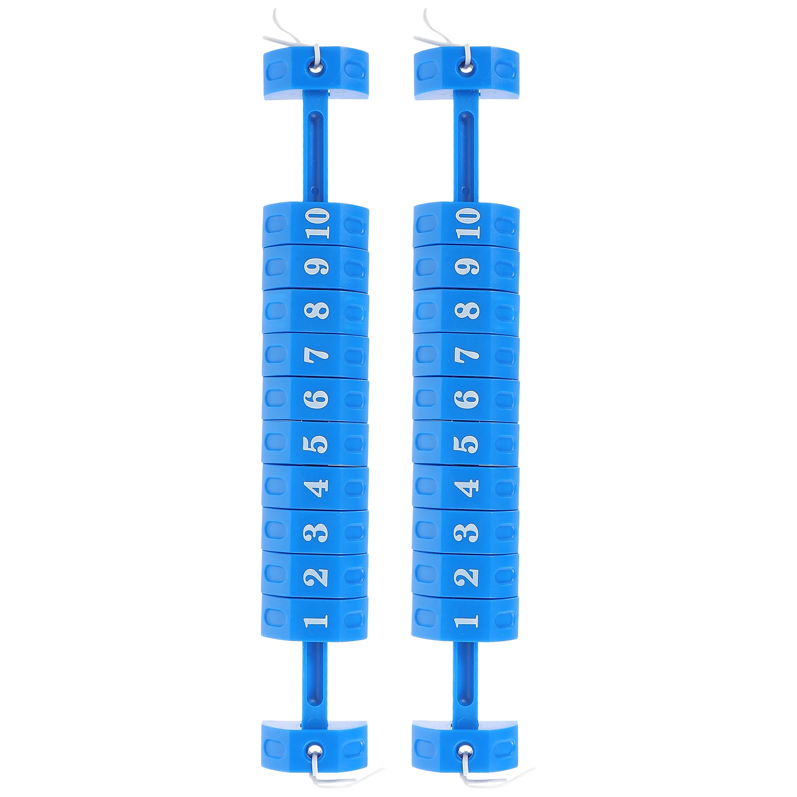 

2 Pcs Square Scorer Counting Counters Pad Foosball Keeper Table Markers Football Machine Child
