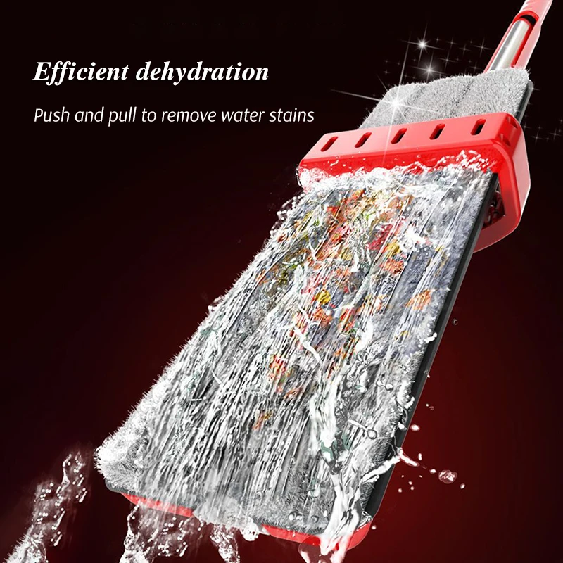 Magic Squeeze Flat Mop 360 Degree Cleaning Brush Floor Mops Household Cleaning Products Cleaning Tools Bathroom Accessories Set