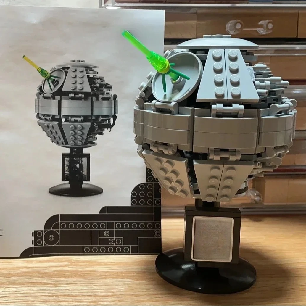 MOC Space Wars Mini Death Star-2 Building Blocks Sets 40591 Compatible With Legoed Particles Suitable For Christmas Gifts