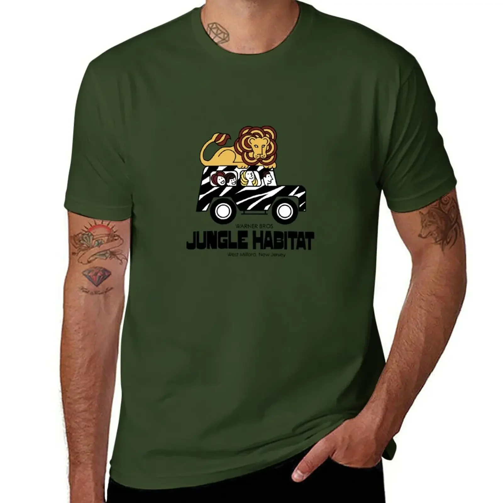 Jungle Habitat - West Milford, NJ T-Shirt summer top cute clothes boys whites mens graphic t-shirts