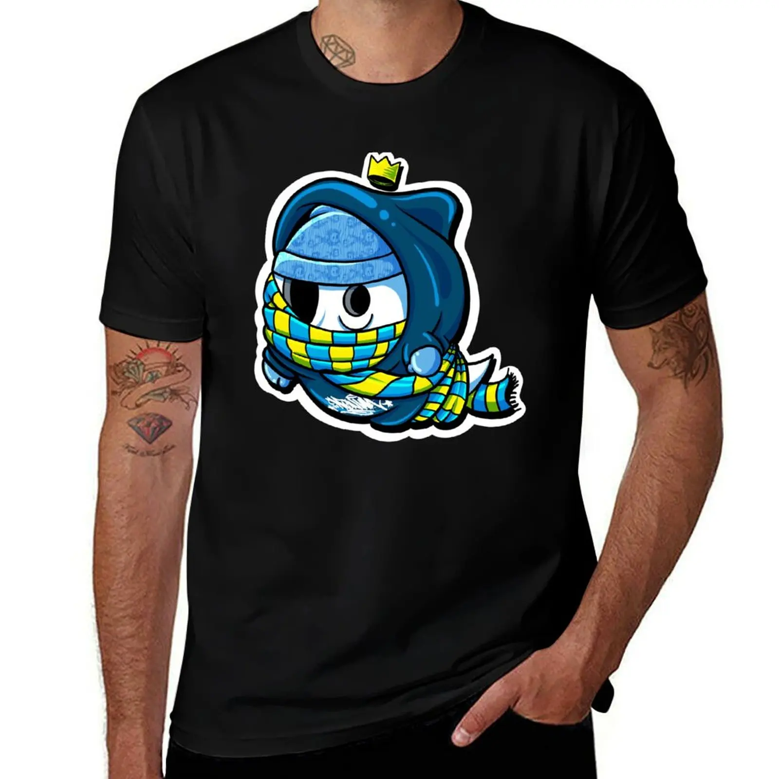 Wrapped Up Warm Lonely Ghost by Maniak T-Shirt funny t shirts dark humor T-Shirt