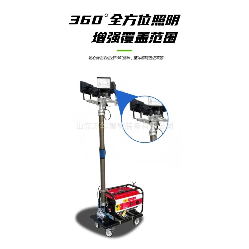 Mobile lighting, firewood generator lighting
