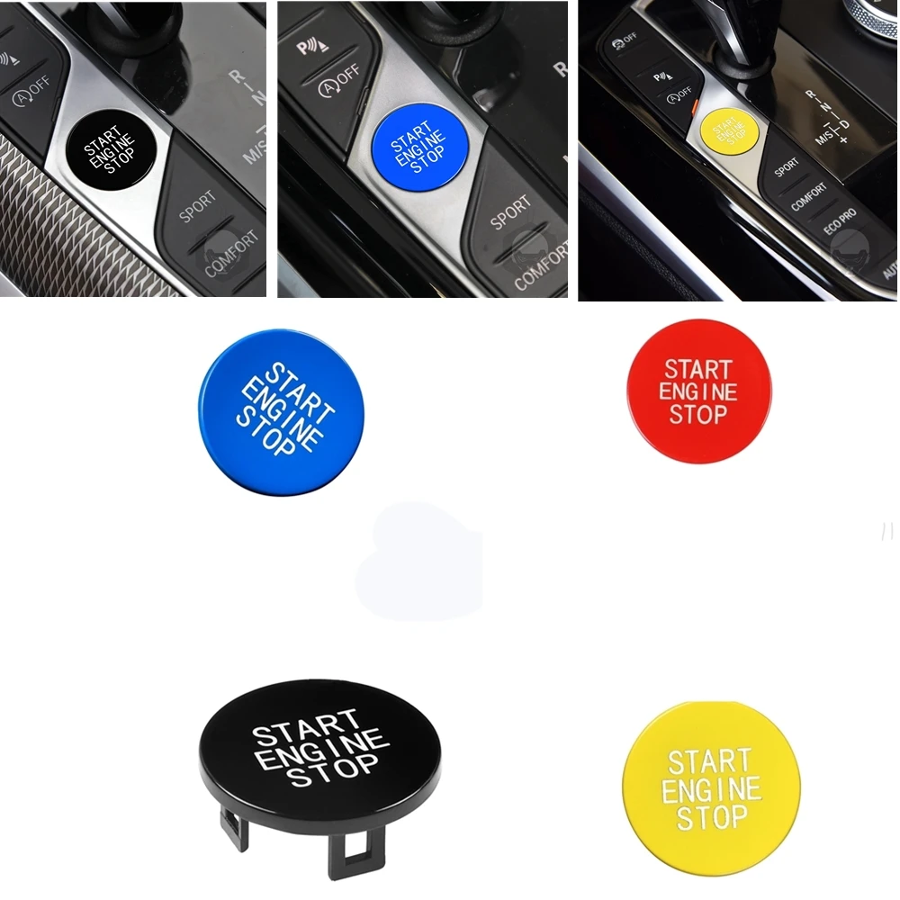 

For BMW 3 Series G20 2019-up Engine Start Stop Switch Knob Button Cover Shell Cap