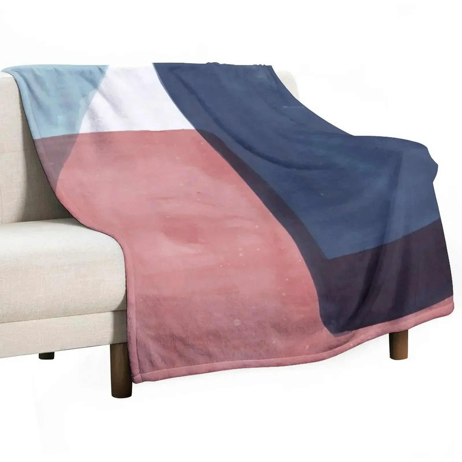 Tetra in Pink Multi Throw Blanket Blankets For Sofas Beach Blankets