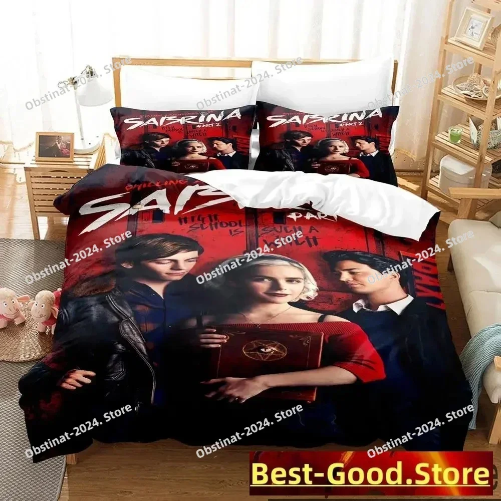 3D Print Movie Chilling Adventures of Sabrina Bedding Set Boys Girls Twin Queen King Size Duvet Cover Pillowcase Bed boys Adult