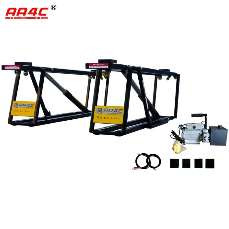AA4C QUICK LIFT Portable Hydraulic Car Lift for Car Washing Outdoor Vehicle Rescue L850HL