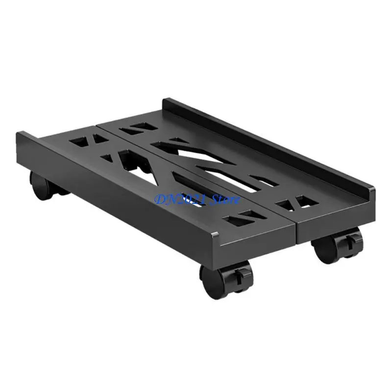 F3KE Ergonomic Computer Case Cart Tower Stand with Increased Height and Optimaled Air Circulation for Better Performances