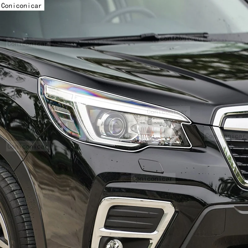 Car Headlight Protection Transparent Anti-Scratch Protective Film TPU Stickers For SUBARU Forester 2019-2021 Accessories
