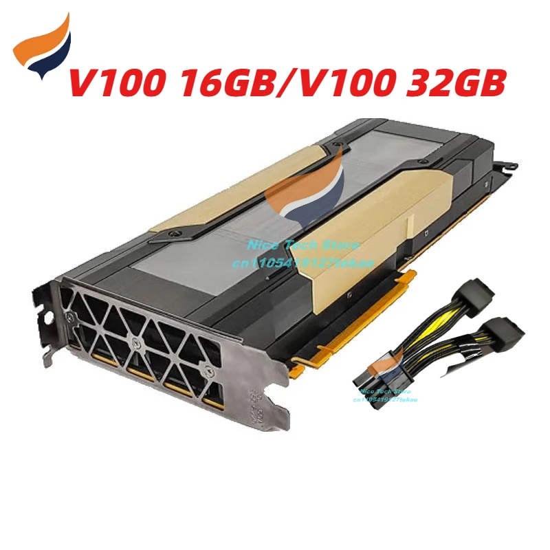 V100 16G/32G SXM2 PCIE GPU Accelerator for Deep Learning AI Computing Graphics Card