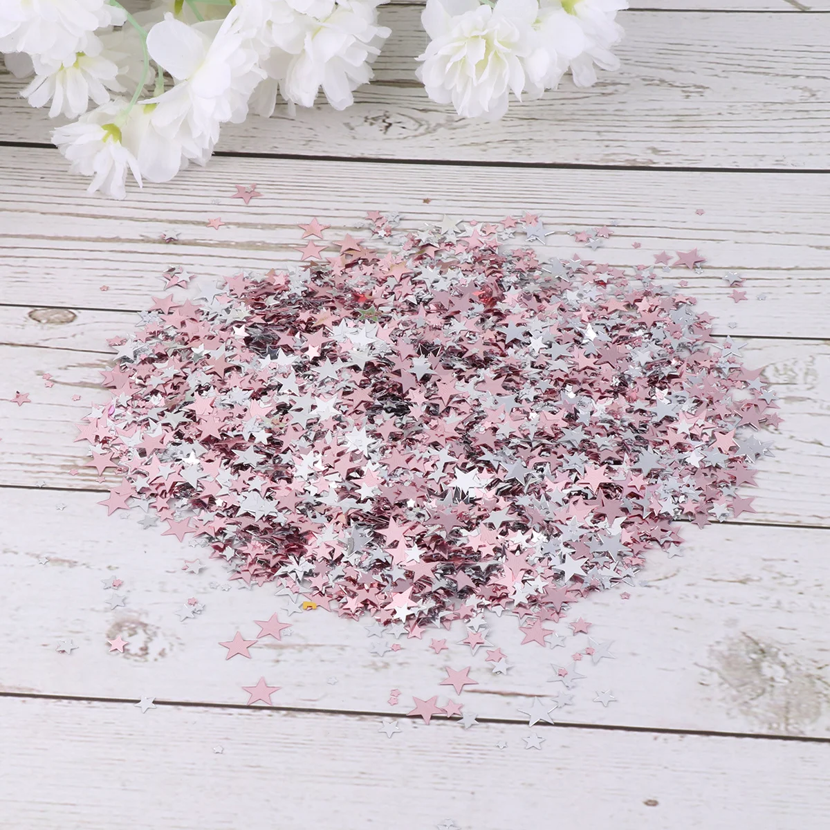 

1Pack Pentagram Confetti Mixed 3 Sizes 3mm 6mm 10mm Rose Gold Silver Wedding Party Table Decorations Festival Confetti