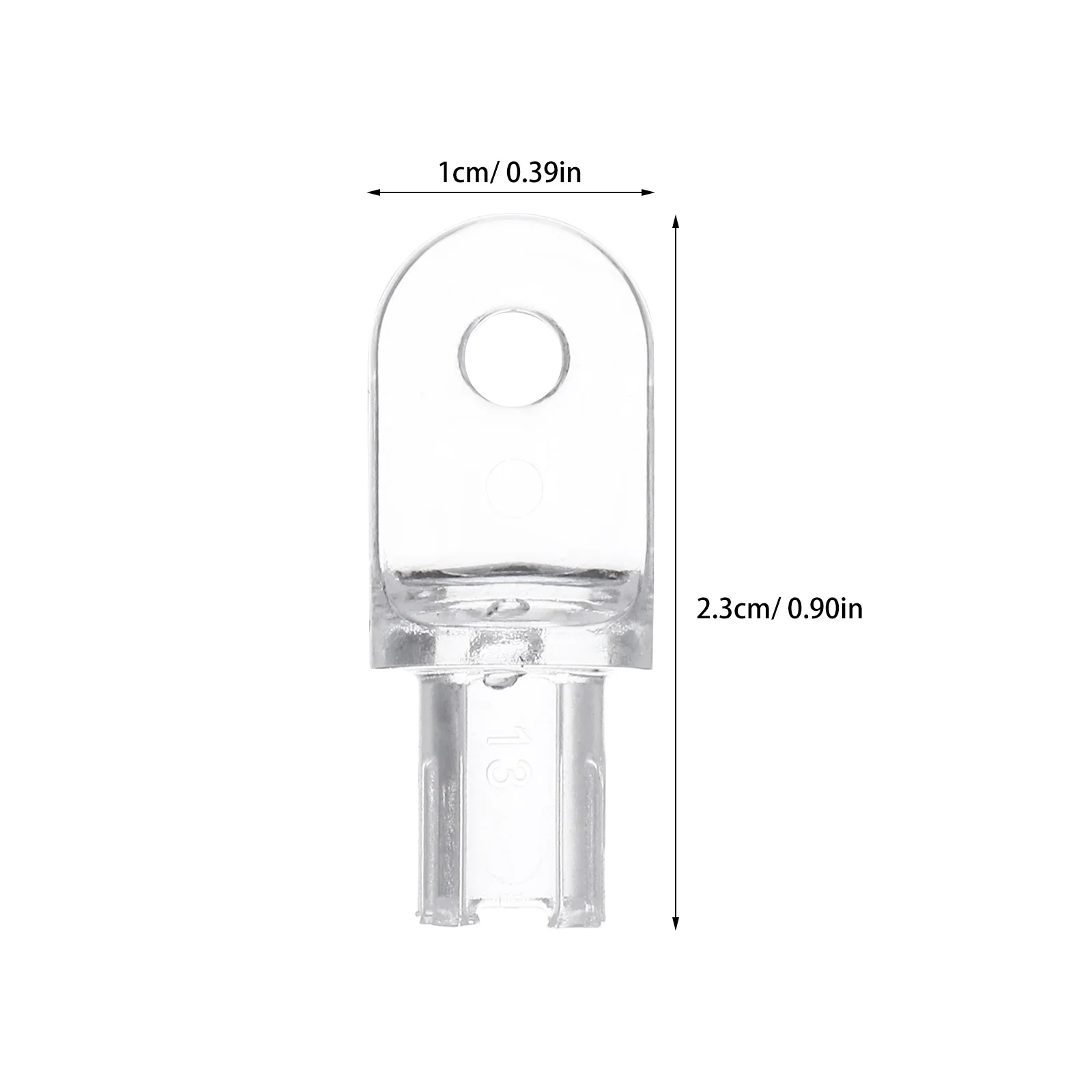 20 قطعة من أطراف العصا العمياء البلاستيكية الشفافة ملحقات بديلة لستائر النافذة الخارجية العمودية الأفقية
