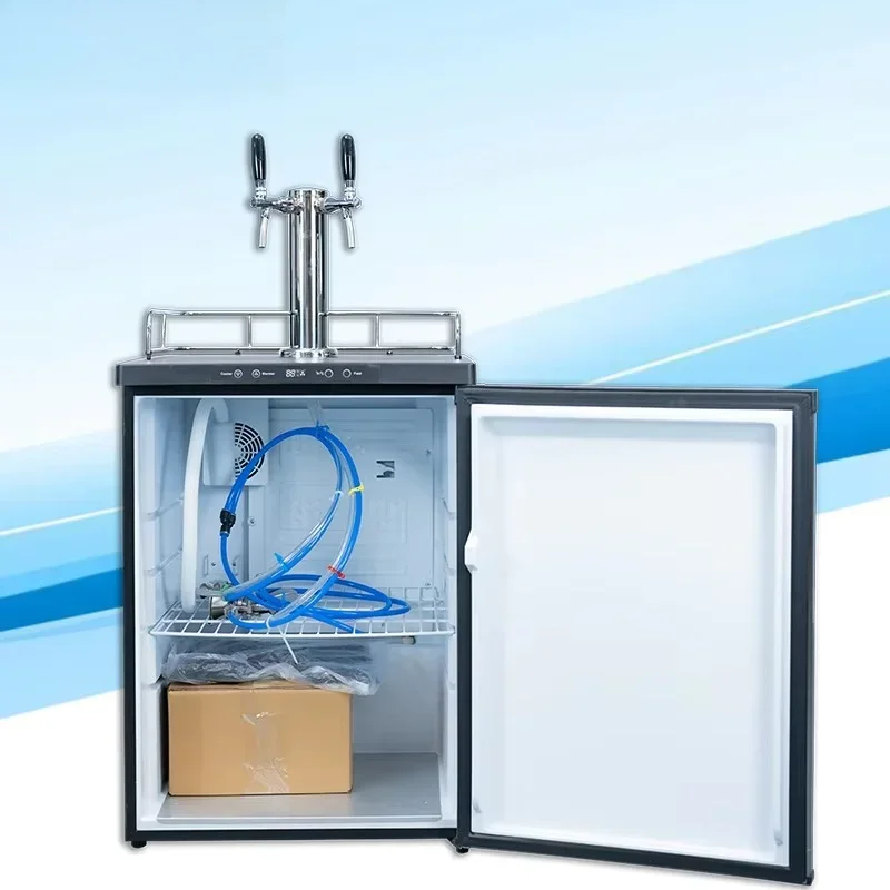 

Multi-tap beer dispenser and cooler with CO2 regulator and stainless steel tap machine