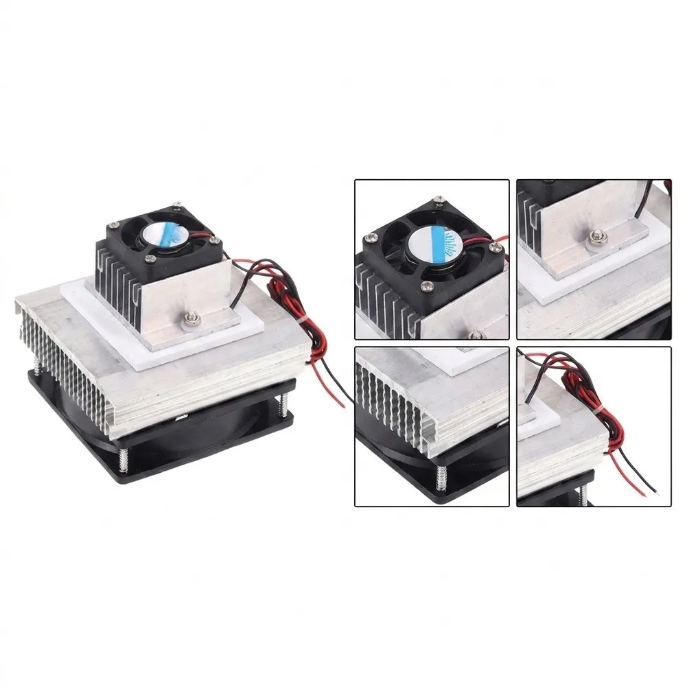 DC12V 72W Thermoelectric Cooling System Heatsink Semiconductor Refrigeration Kit For DIY Computer Pet Wine Cellar Radiator
