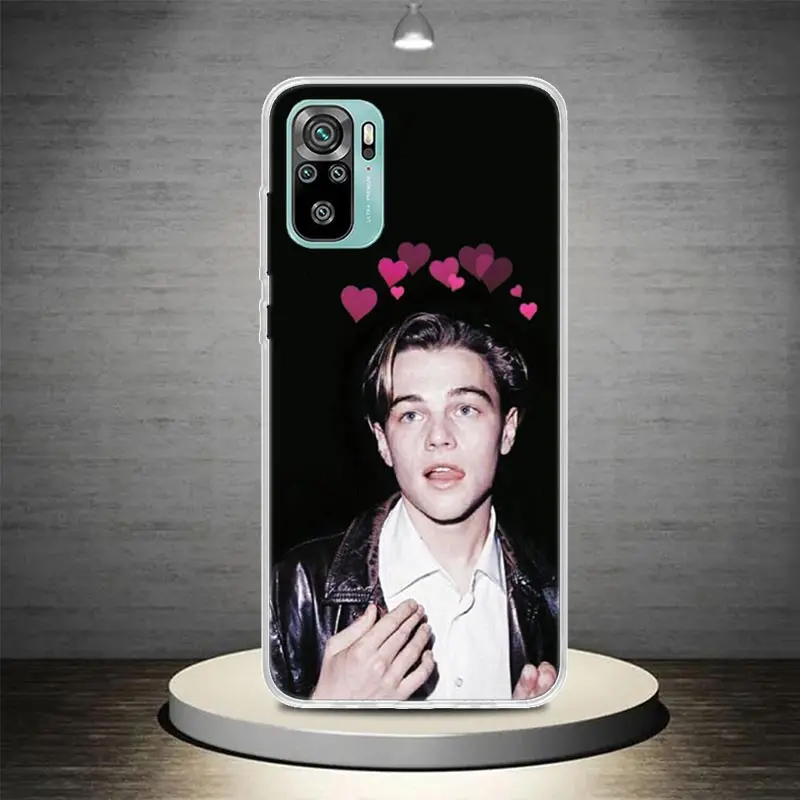 Leonardo Dicaprio Young Phone Case Coque For Xiaomi Redmi Note 13 12S 12 11 11S 11T 11E 10 Pro Plus 10S 9 9S 9T 8 8T Global 7 Co