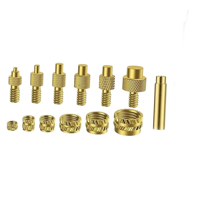 7Pcs Bagged 936 Soldering Iron Hot Melt Nut Tip Universal Hardened 3D Printer Embedding Pressure Head M2-M8 External Thread