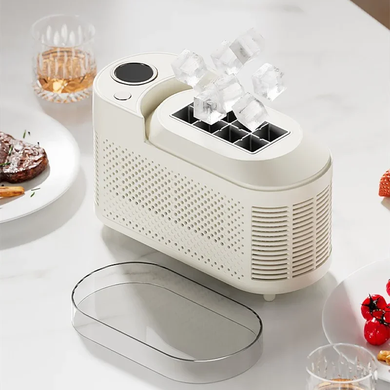 لـ Tragbarer Mini-Eisbereiter فور دن أسترانغ، كومباكت Eisspendermaschine In Aprikose Und Violetter Farbe، Perfect Fur Pi