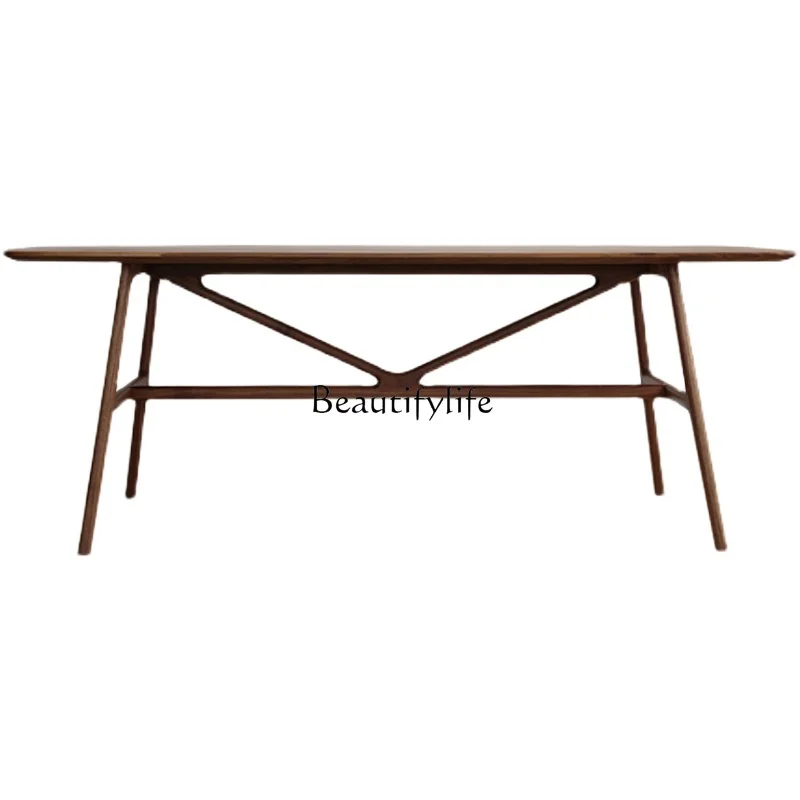 

North American black walnut Nordic simple all-solid wood table log