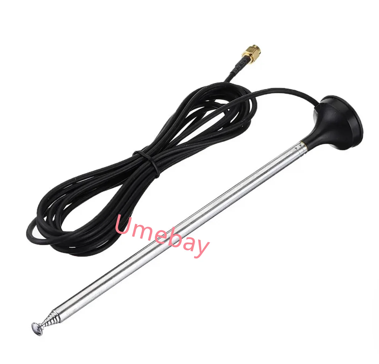 1 piece, SDR radio receiver frequency modulation antenna line length 3 meters rod antenna