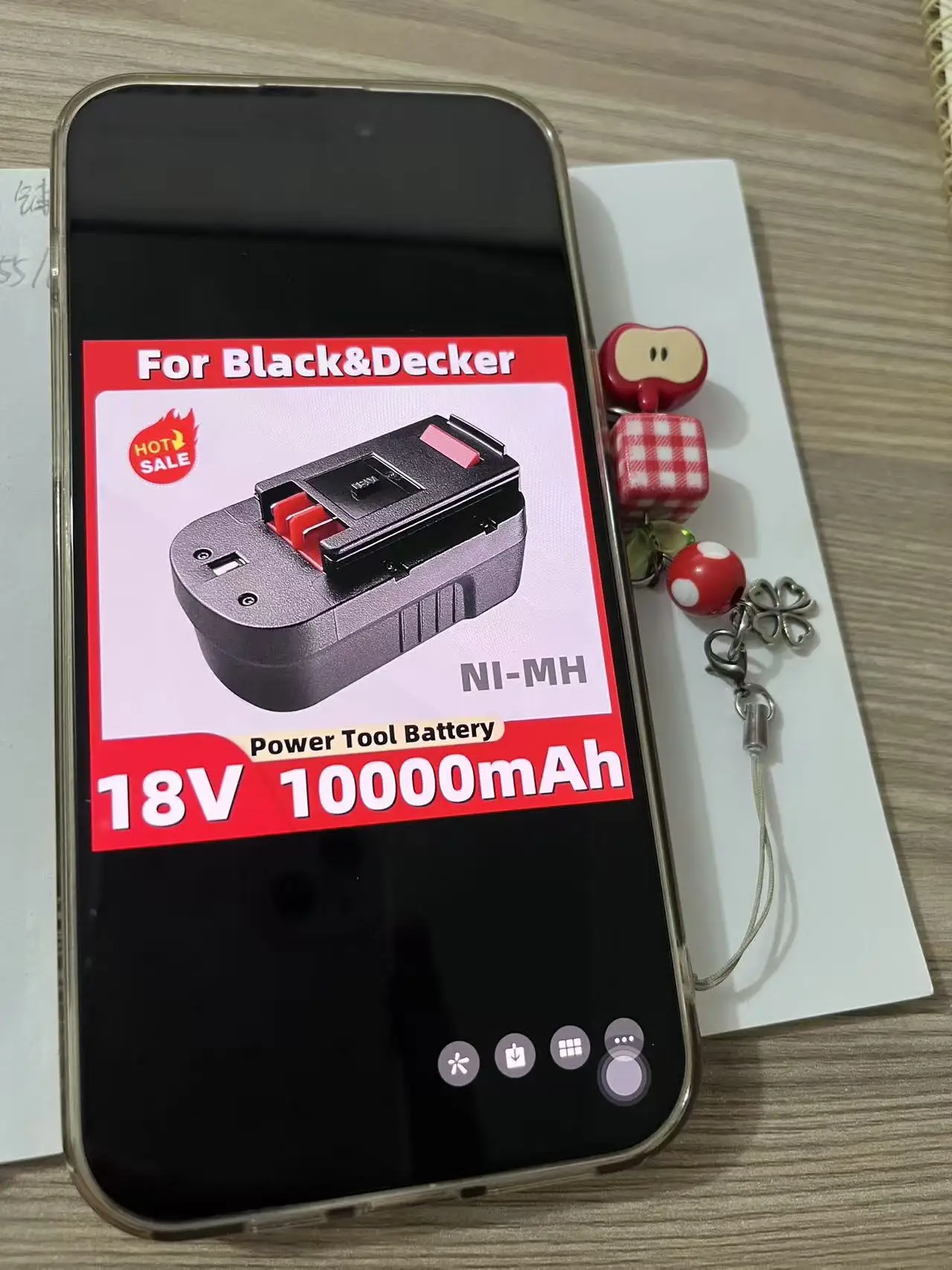 

For Black & Decker A18 A1718NH B18 HPB18-OPE FS1800CS FS1800D-2 FS1800ID 18V 10000mAh Batterie Pour Outil Electrique