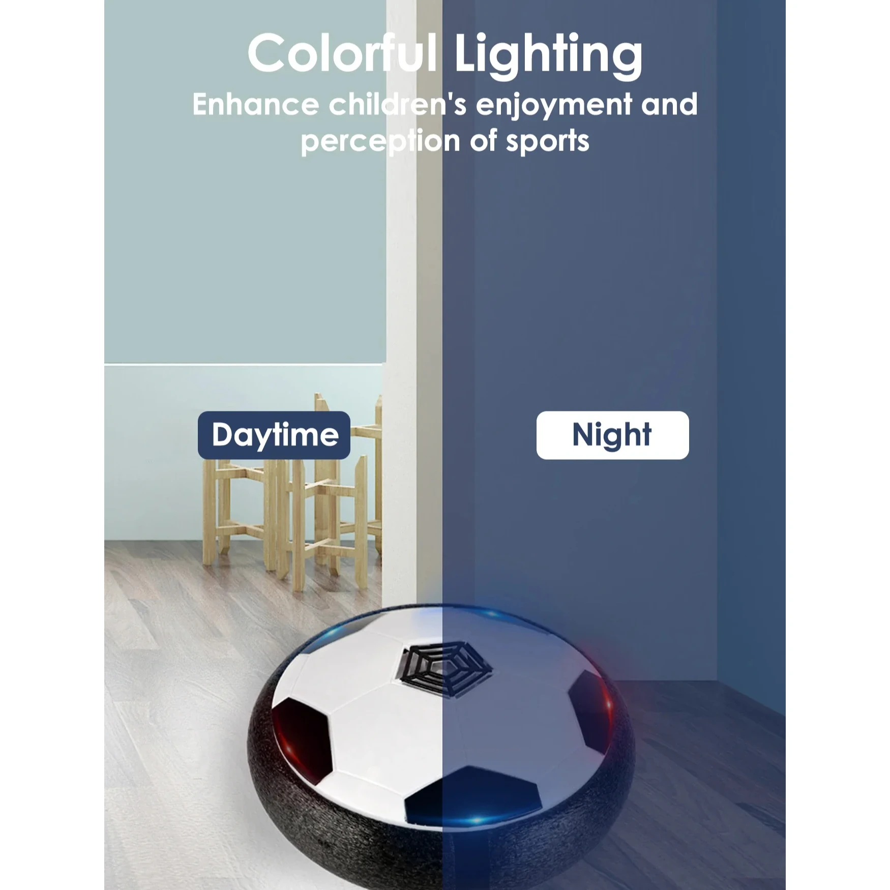 Drijvend voetbal Interactief voetbal voor kinderen Elektrisch binnen Ouder-kind Interactief sportspeelgoed Creatief sportspeelgoedspel