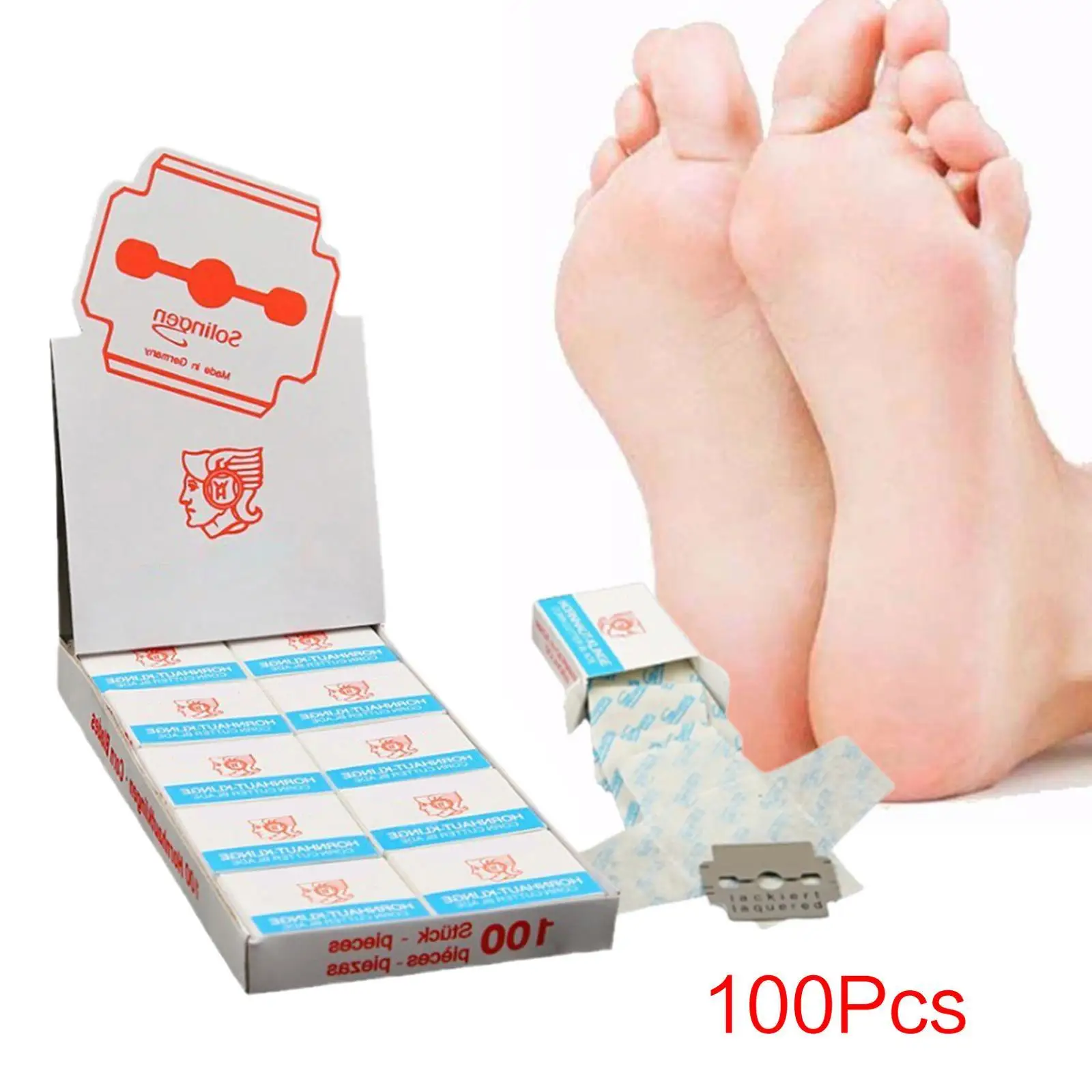 100pcs A Box Of Manicure Tools Foot Planer Nail Foot Skin Planer Perfect Pedicure Foot Care