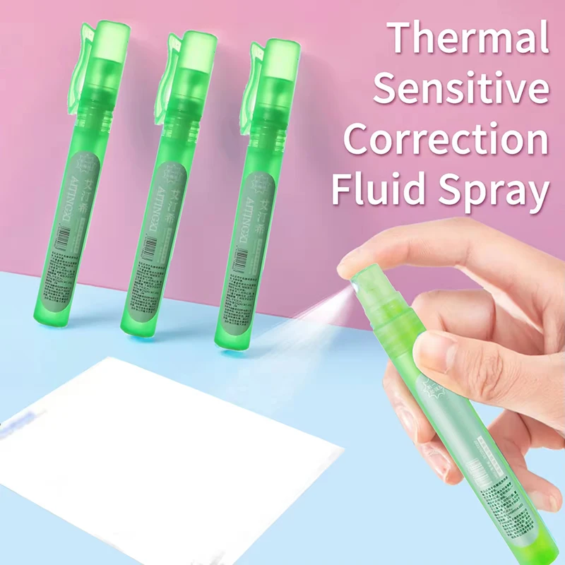 Information Coverage Liquid Elimination Privacy Spray Pen Thermal Paper Data Erase For Thermal Receipt Label Privacy Seal Liquid