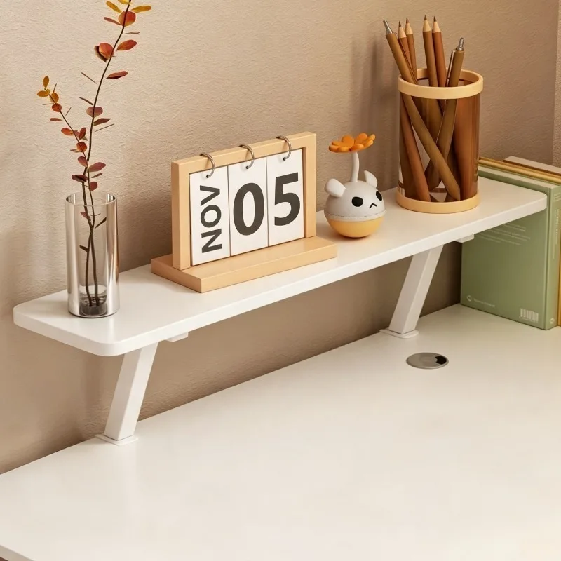 Height Increasing Storage Rack Desk Extension Shelf Monitor Riser Organizer Stand White Desktop Bookshelf for Children's Study