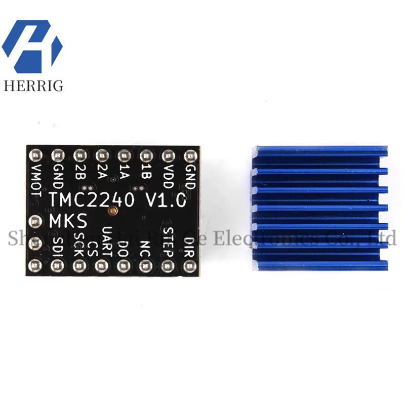 

3D Printer TMC2240 Intelligent Silent Stepper Motor Drive Module High Current High Torque DC