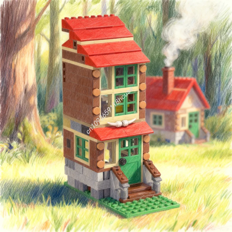 

252 шт. MOC Creator 3 1 модульный уличный пейзаж стиль модель здания игрушечные блоки архитектура DIY рождественские подарки идея креативный