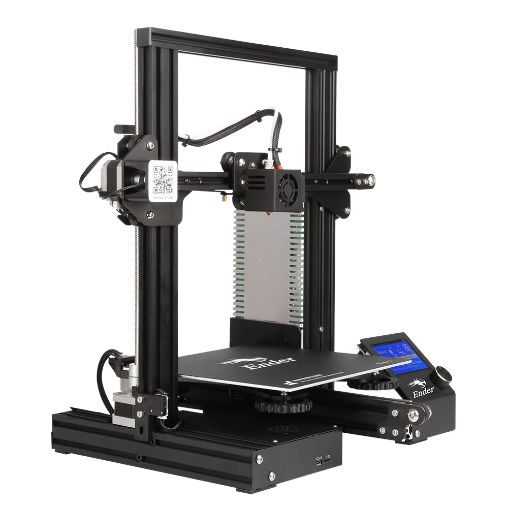 3d Desktop DIY 3D Printer Kits Creality Ender3 220*220*250mm For Toys, Design,Personal and Children's Education