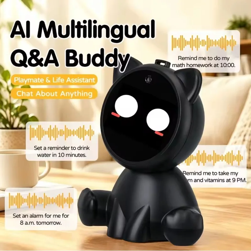 Photo Recognition AI Robot Table-Based New Desktop Robot AI Intelligent Dialogue Visual Recognition Robot Home Companion
