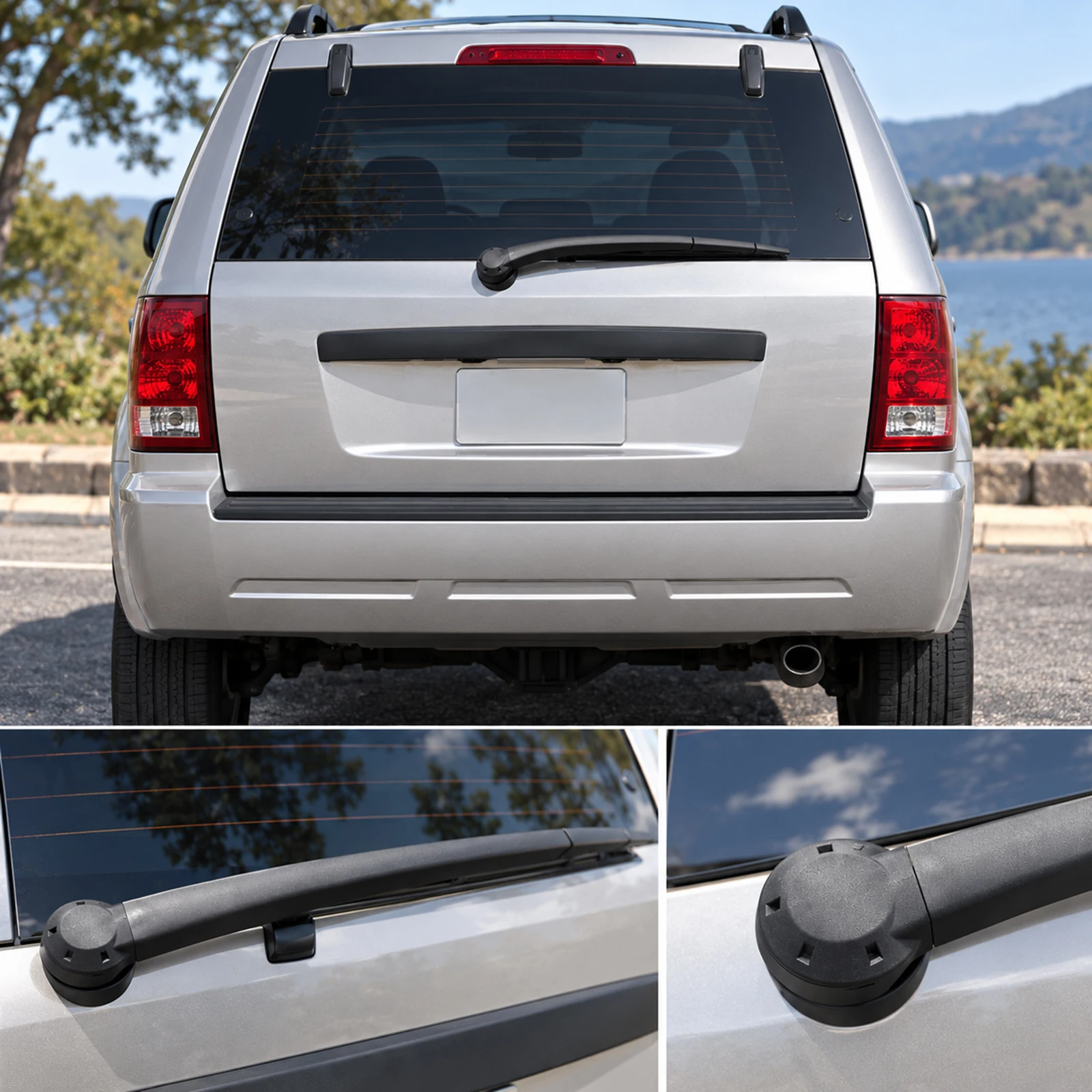 Rear Wiper Arm Blade Set For Jeep Grand Cherokee WK 2005-2010 14