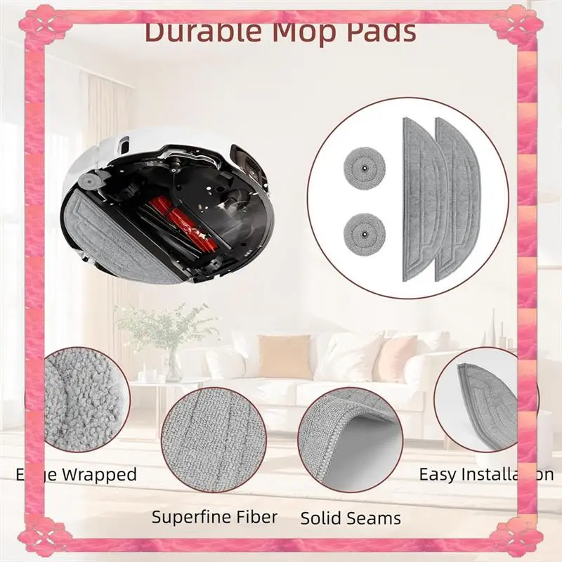 

24-Hour Delivery For Roborock S8 Maxv Ultra Vacuum Cleaner Accessories Kit Including Main Brush Side Brush Hepa Filter Mop Cloth