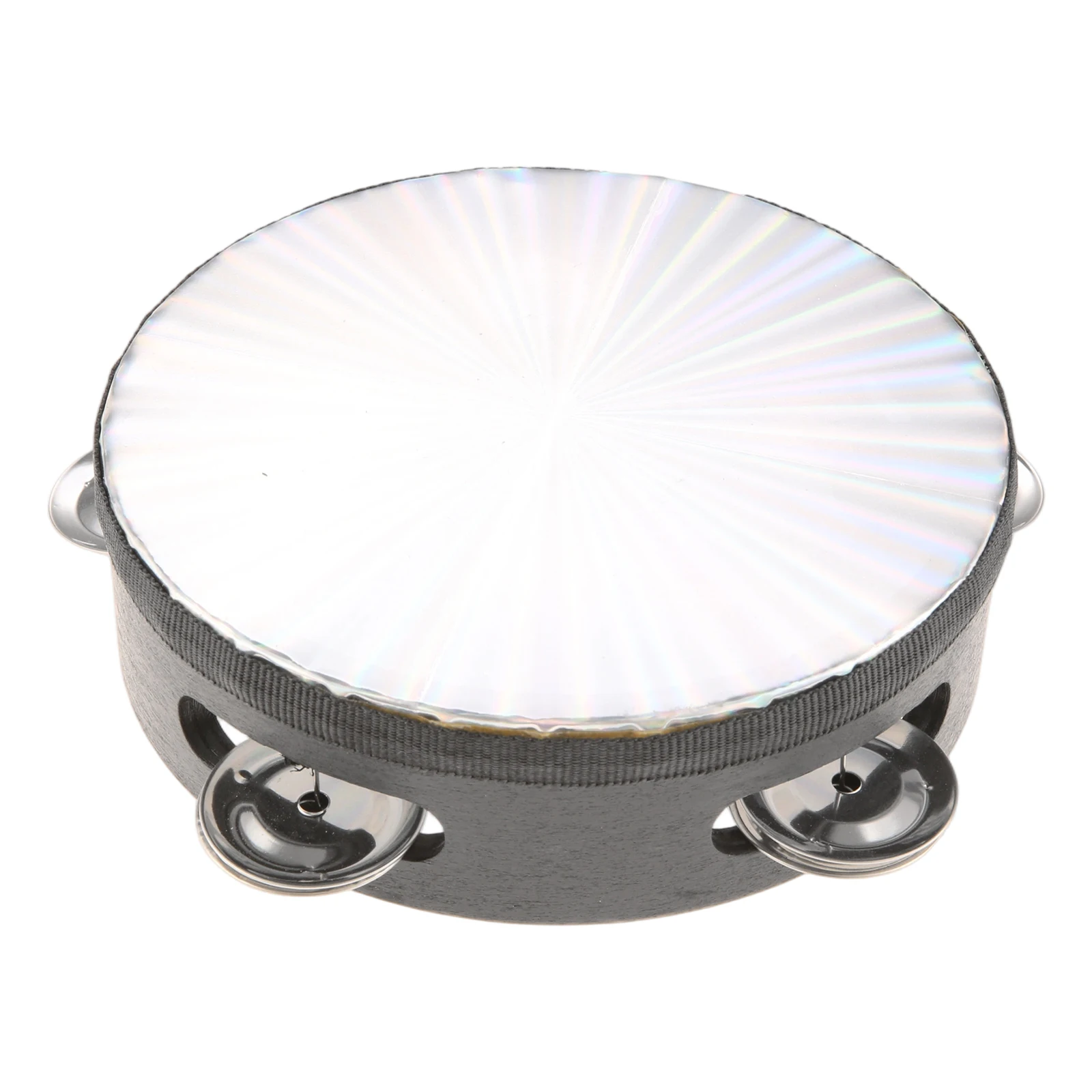 1Set Radiant Tambourine Hand H - Tambourine Hand Drum 评论和价格