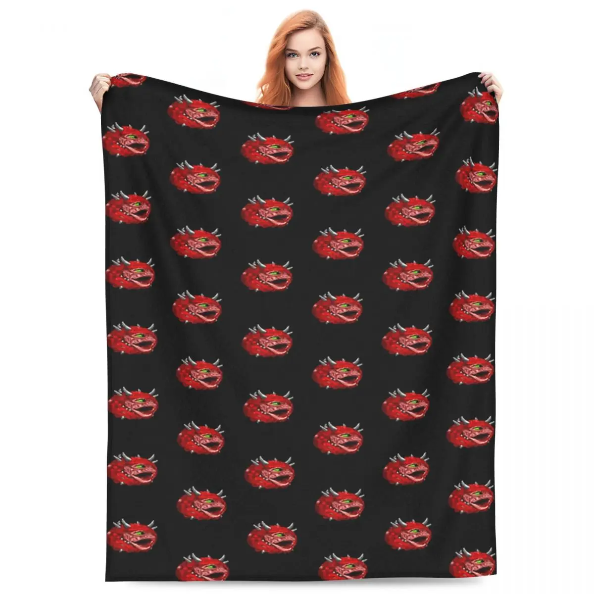 

Cacodemon Poggers Blanket Fleece Sofa Throw Blanket Warm Throw Blankets for Home Bedroom Outdoor Throws Bedspread Quilt