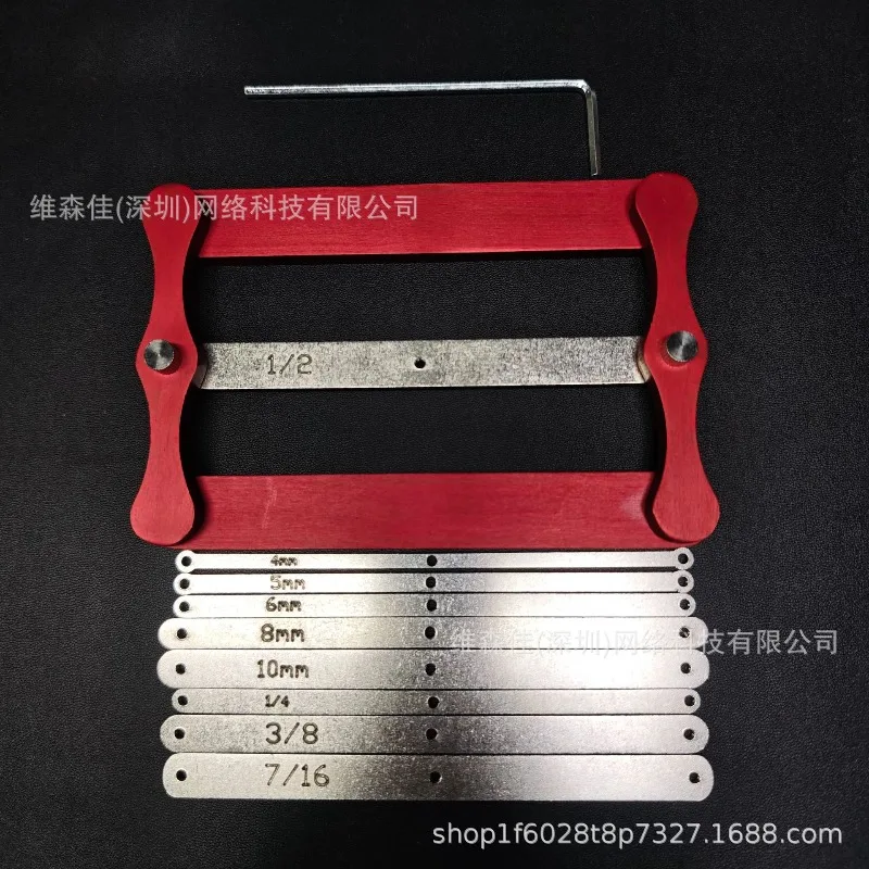 أداة تحديد موقع الثقب المستقيم لأعمال النجارة - دليل حفر دقيق للمسامير - أداة قابلة للتعديل لتجميع النجارة والتجميع بنفسك #4